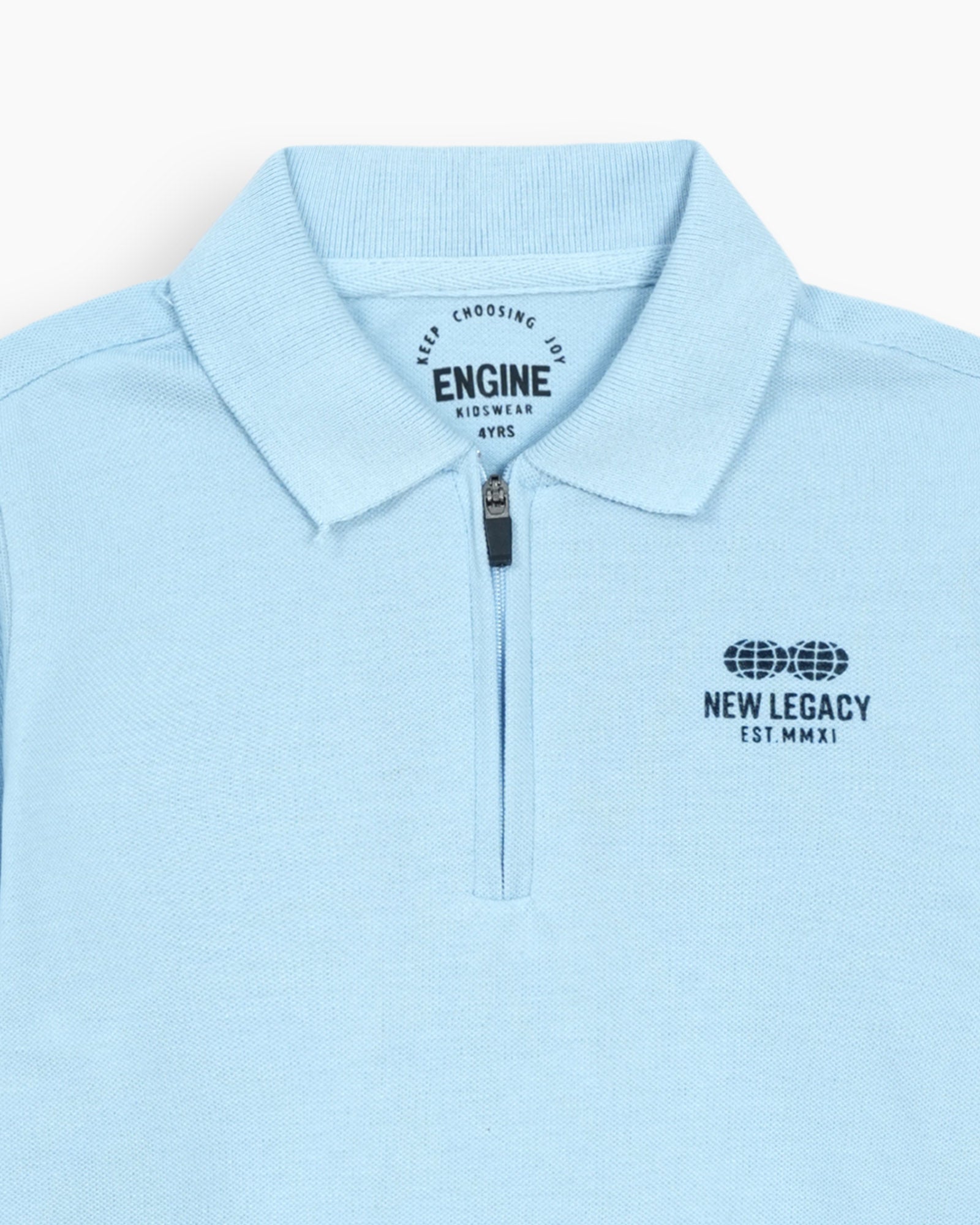 Boys Zipper Polo - Engine - Buy Now
