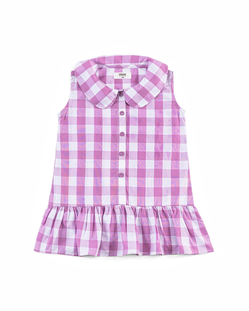 Girls Check Button Down Top - Engine - Buy Now