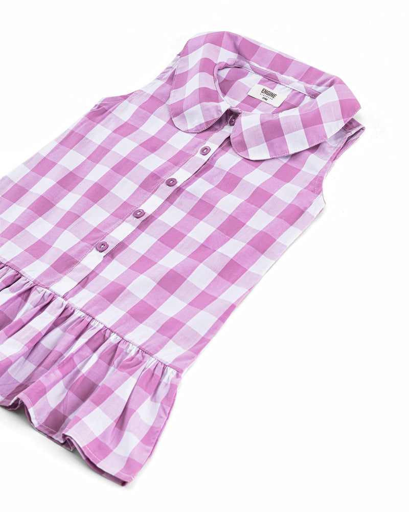 Girls Check Button Down Top - Engine - Buy Now