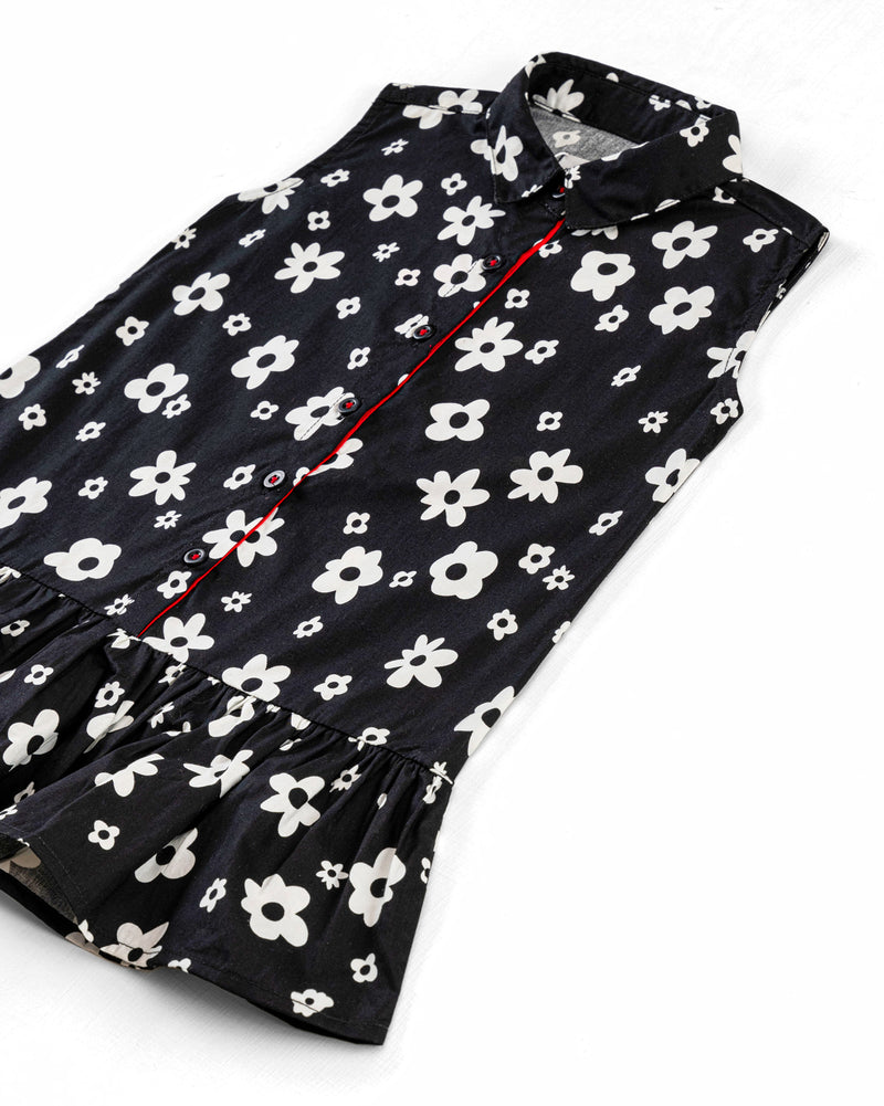 Girls Floral Gather Dress - Engine - Buy Now