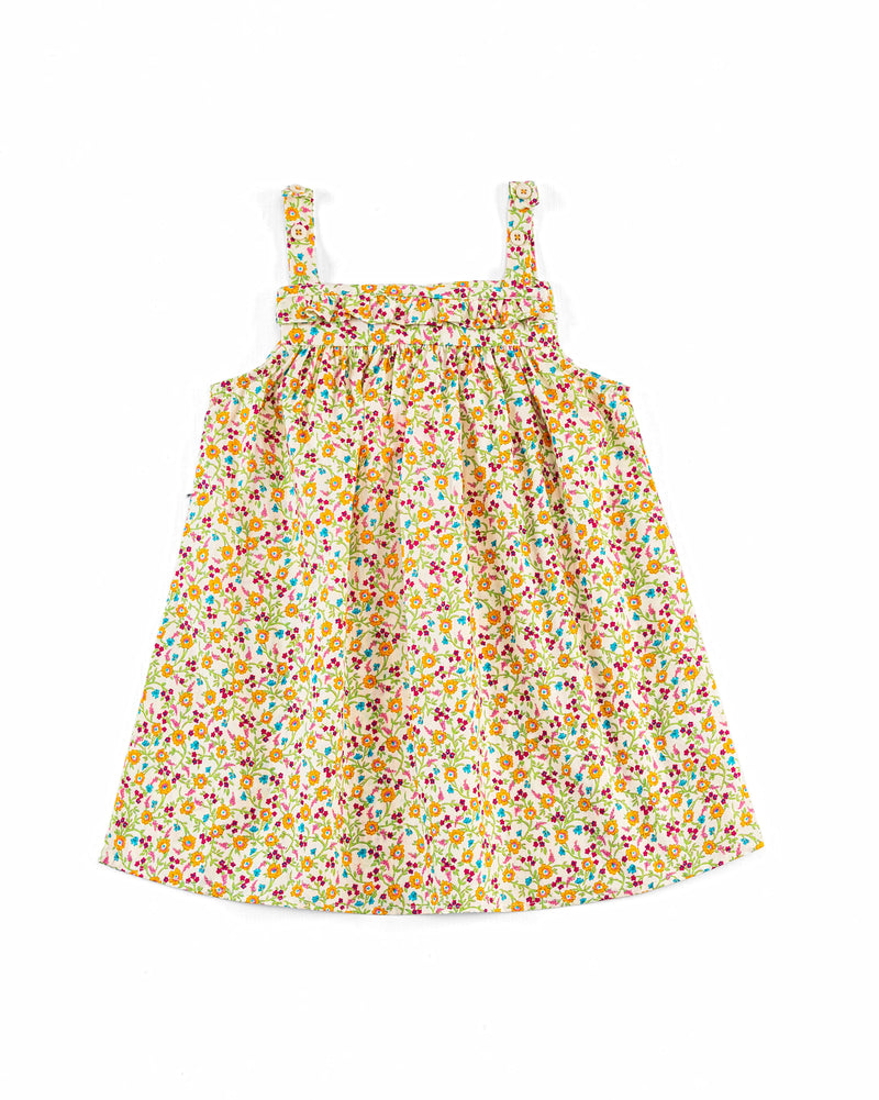 Girls Floral Smocking Dress - Engine - Buy Now
