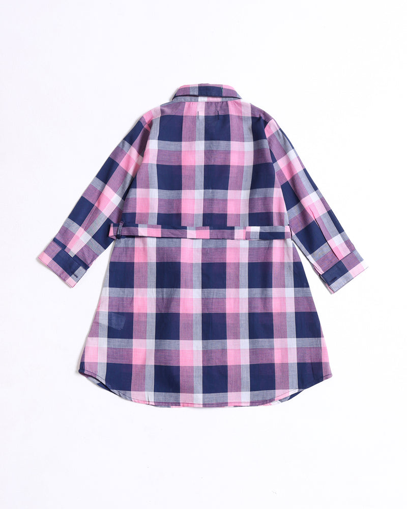 Girls Check Dress - Engine - Buy Now