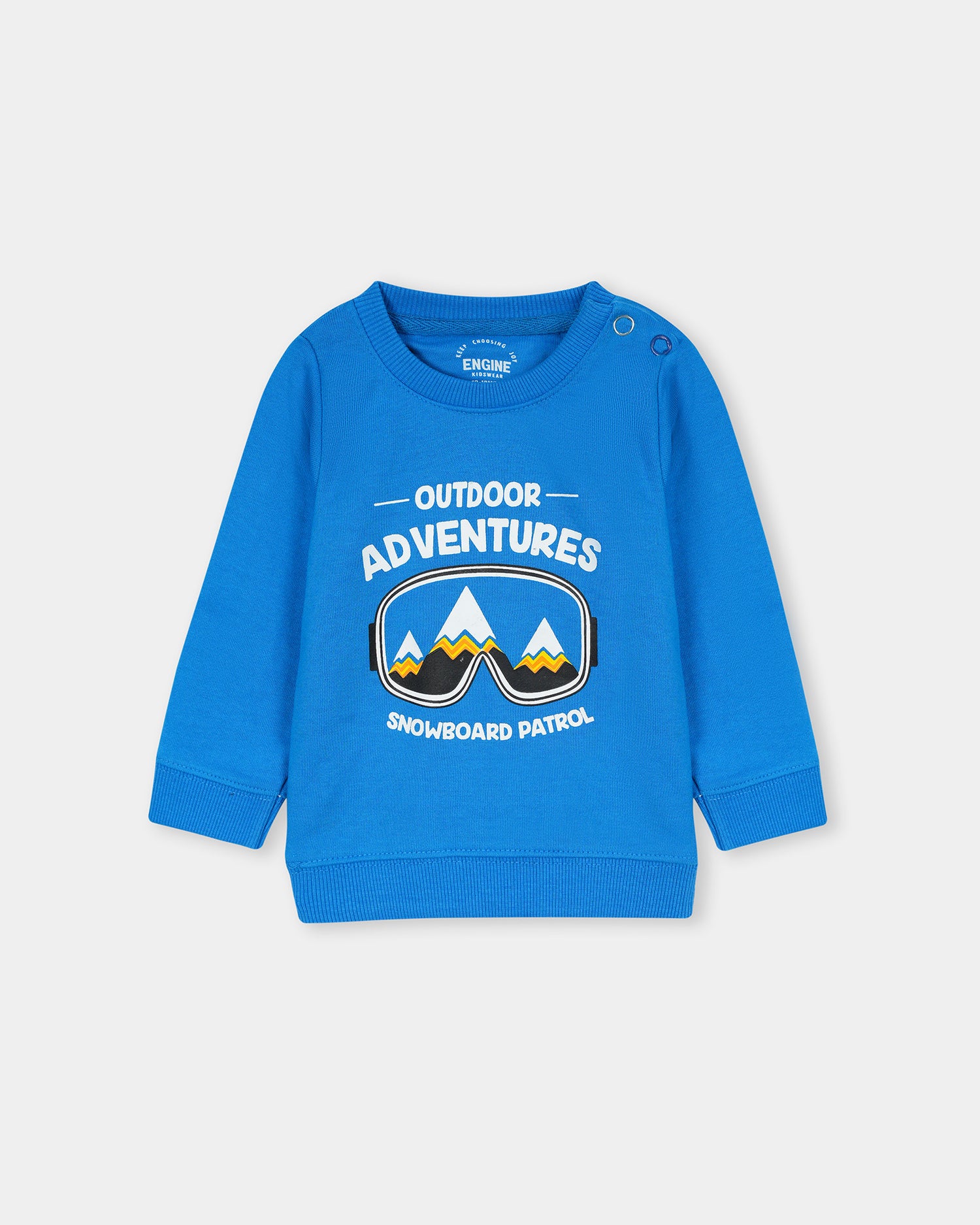 Boys Typography Sweatshirt - Engine - Buy Now