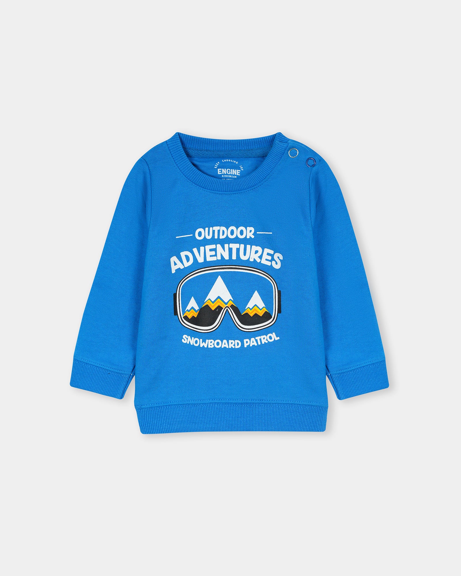 Boys Typography Sweatshirt - Engine - Buy Now