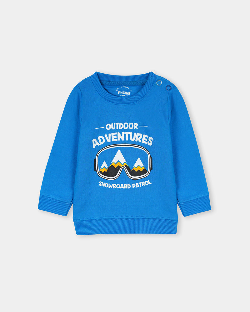 Boys Typography Sweatshirt - Engine - Buy Now