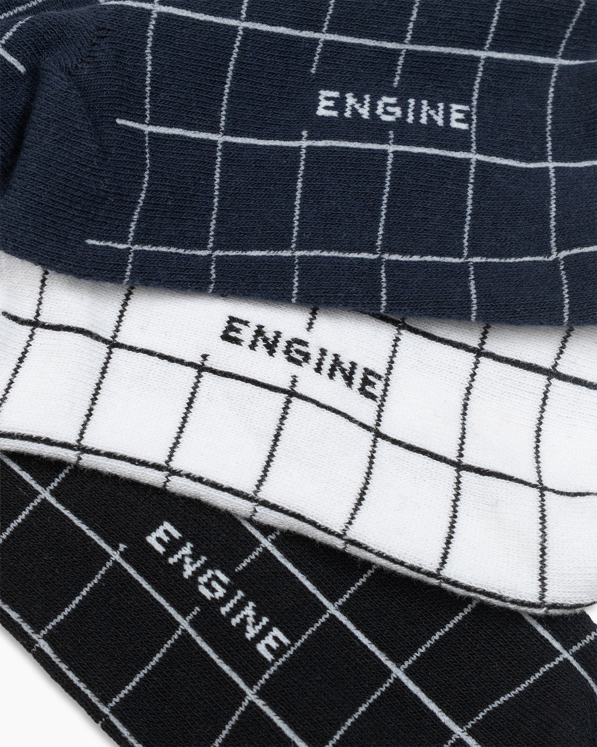 Men Crew Cut Socks - Engine - Buy Now