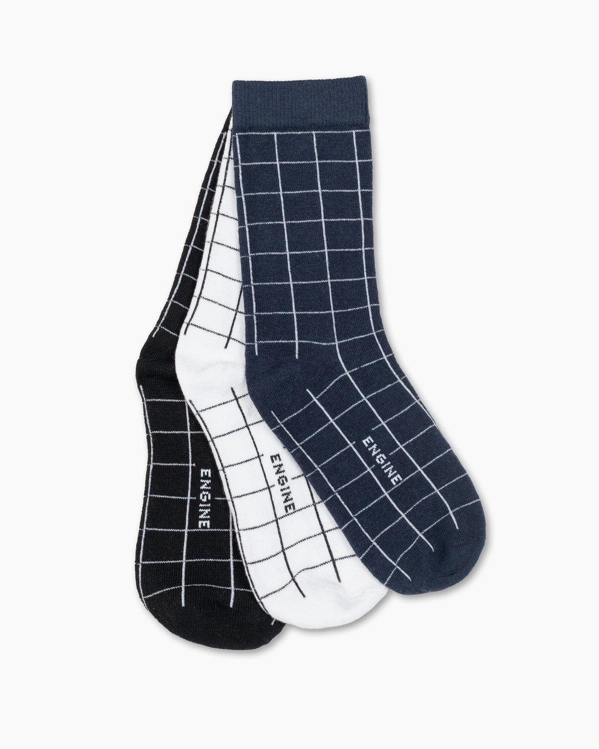 Men Crew Cut Socks - Engine - Buy Now