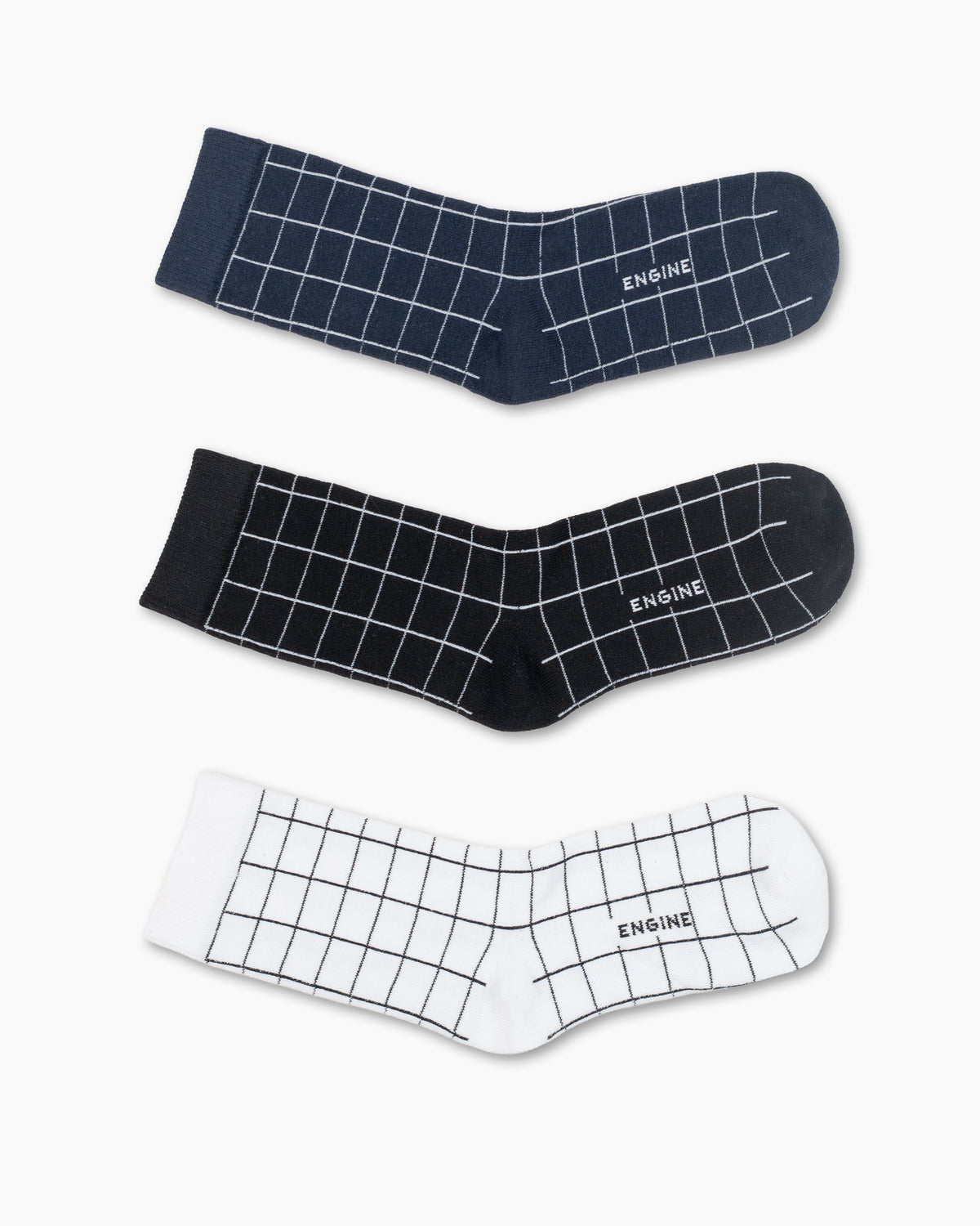 Men Crew Cut Socks - Engine - Buy Now