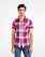 Men S/S Check Casual Shirt For MEN - ENGINE