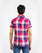 Men S/S Check Casual Shirt For MEN - ENGINE