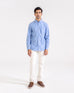 Men L/S Striper Casual Shirt