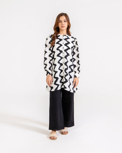 Women Printed Mid-Length Top