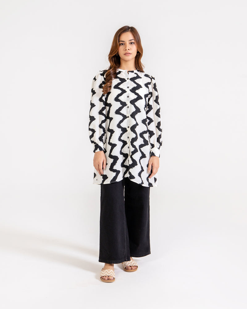 Women Printed Mid-Length Top - Engine - Buy Now