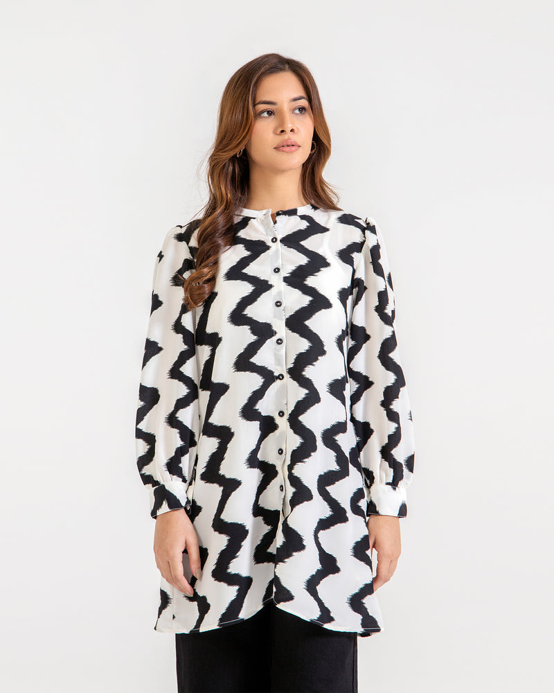 Women Printed Mid-Length Top - Engine - Buy Now