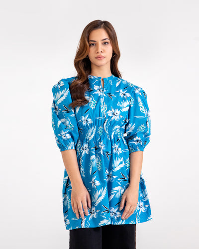 Women Printed Mid-Length Top