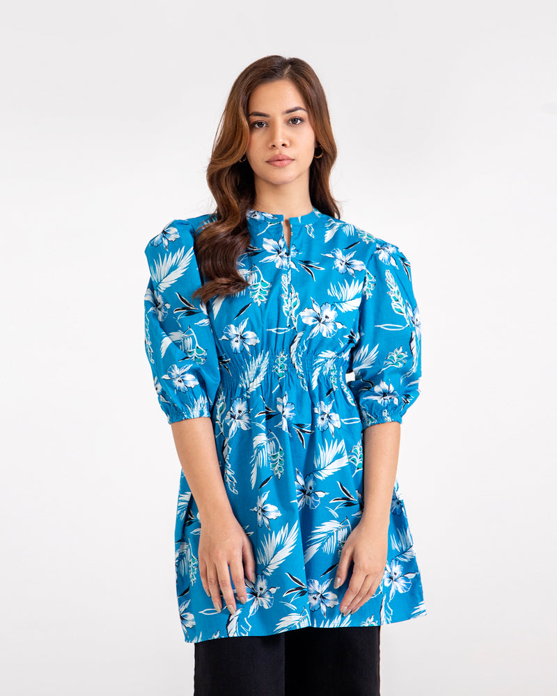 Women Printed Mid-Length Top - Engine - Buy Now