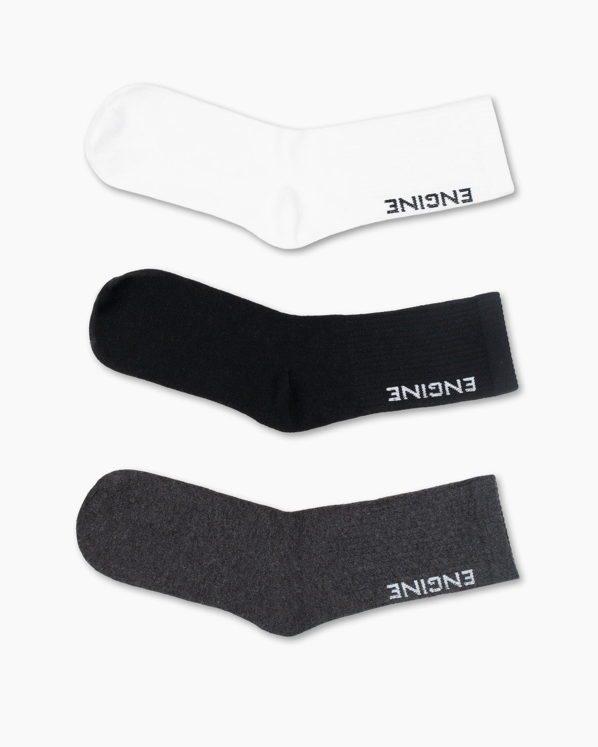 Men Crew Cut Socks - Engine - Buy Now