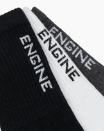Men Crew Cut Socks - Engine - Buy Now
