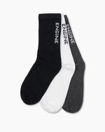 Men Crew Cut Socks - Engine - Buy Now