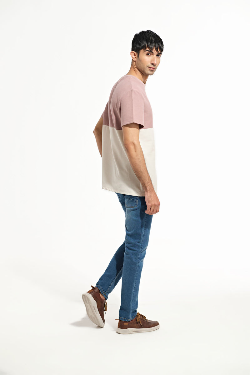 Men Loose Fit Panel Tee - Engine - Buy Now