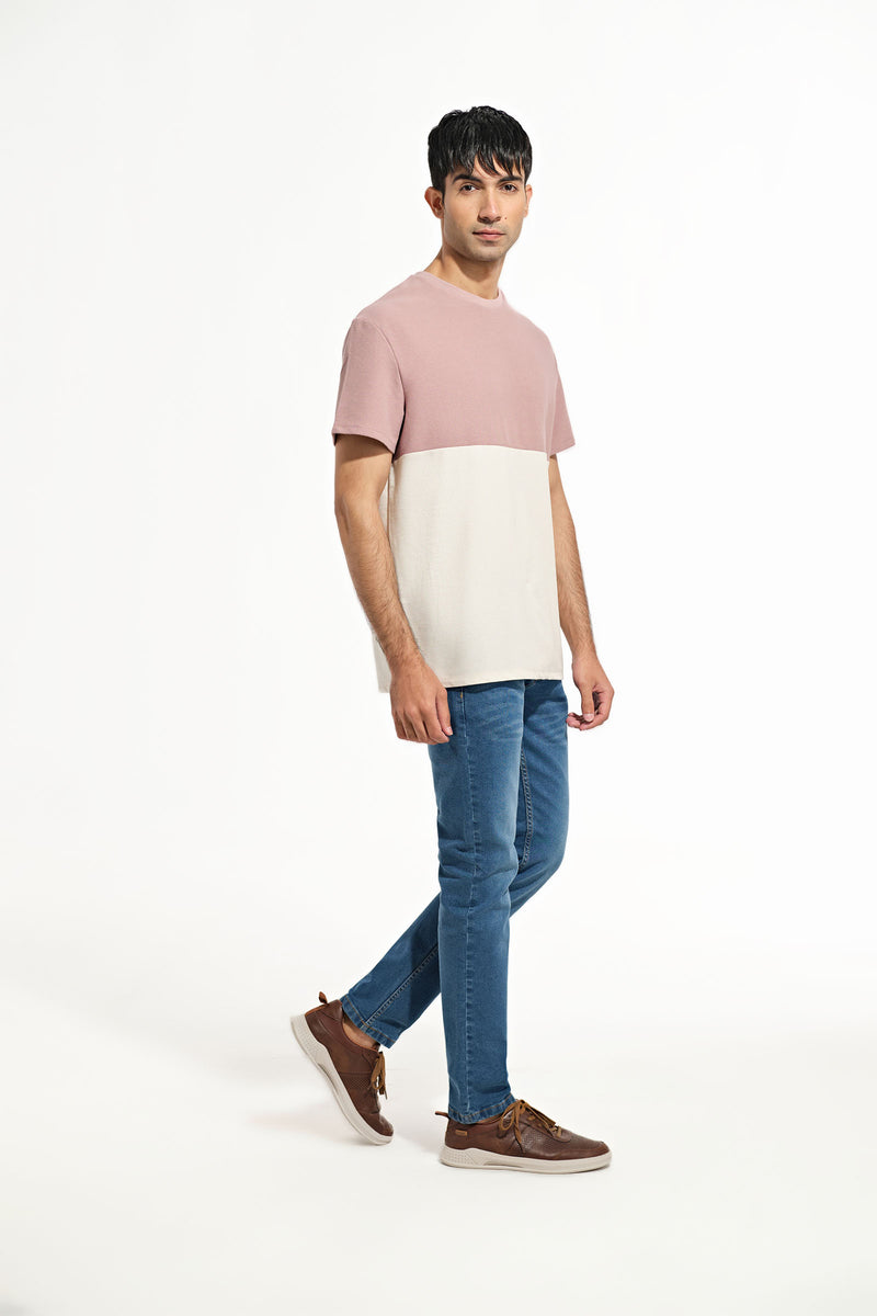 Men Loose Fit Panel Tee - Engine - Buy Now