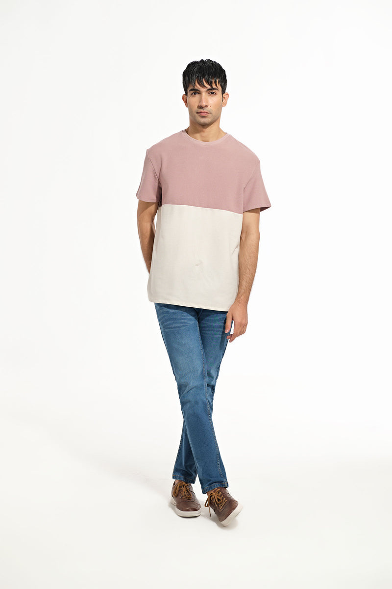 Men Loose Fit Panel Tee - Engine - Buy Now