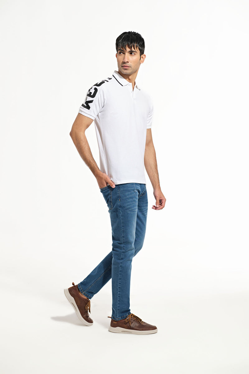 Men Keep Going Polo Tee - Engine - Buy Now