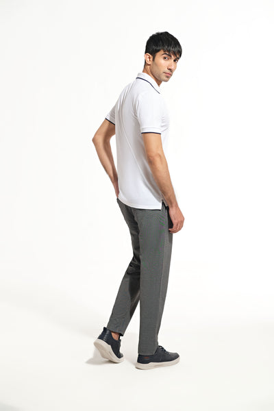 Men Solid Polo Tee