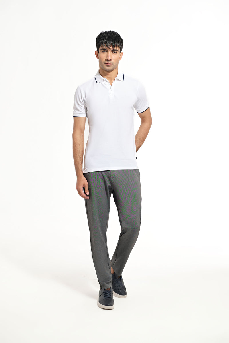 Men Solid Polo Tee - Engine - Buy Now