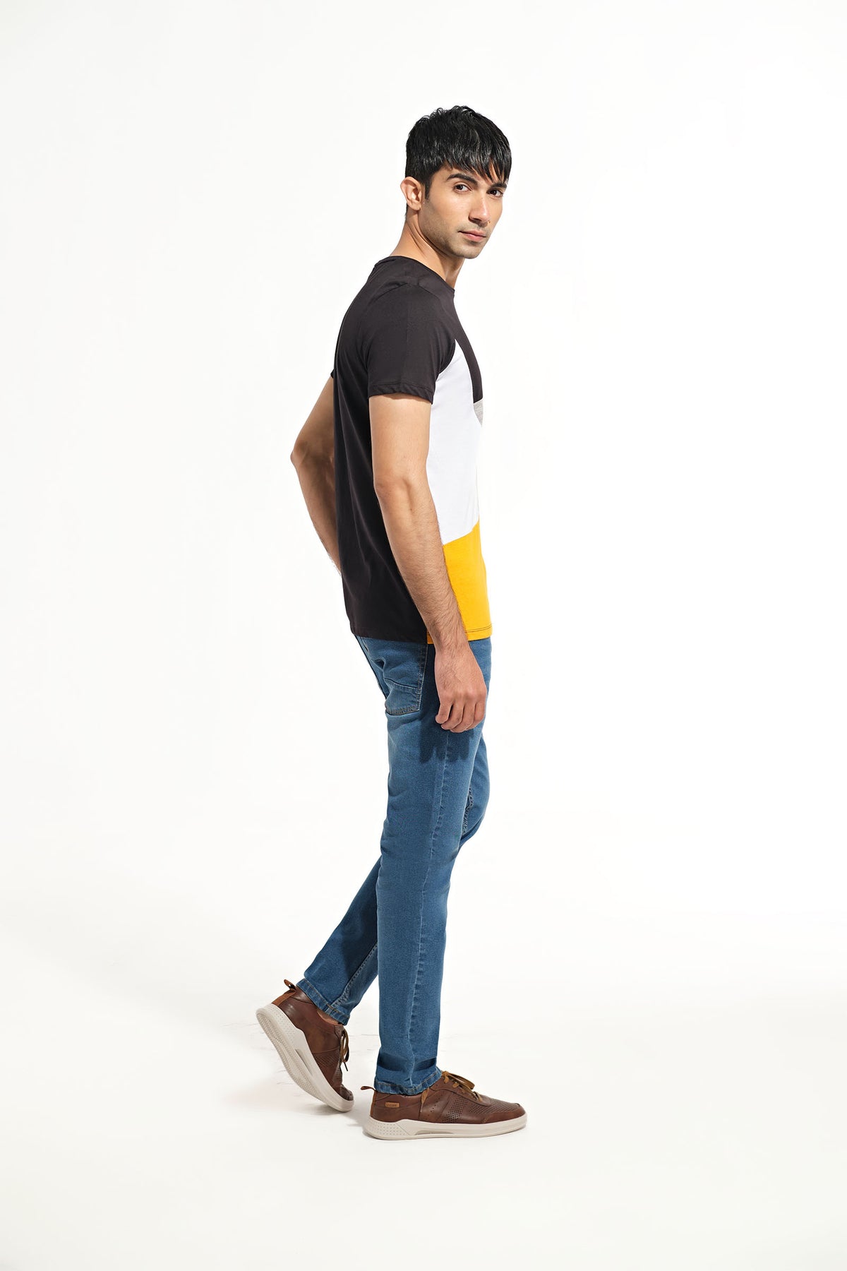 Men Panel T Shirt - Engine - Buy Now