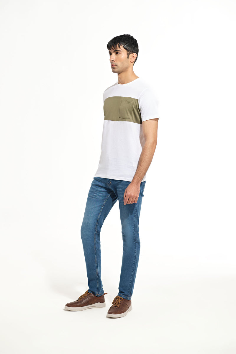 Men Panel T Shirt - Engine - Buy Now
