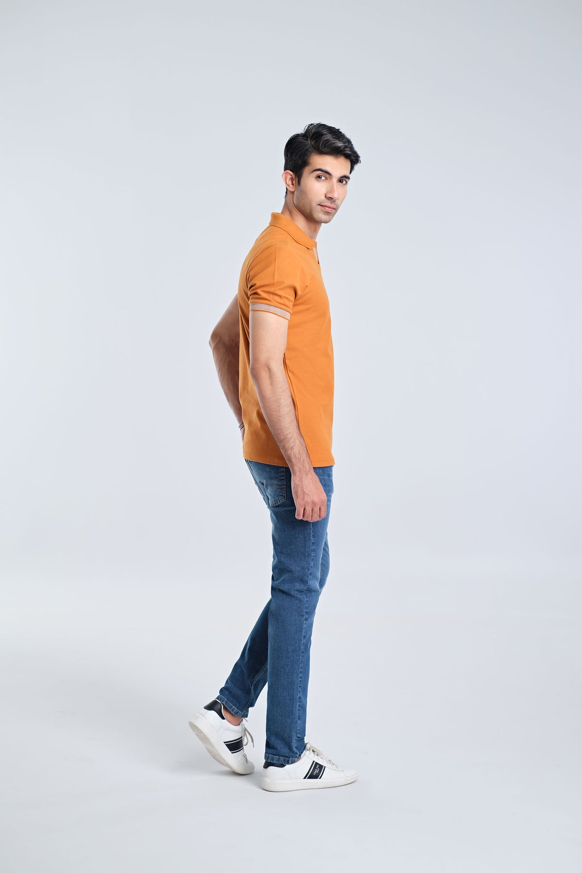 Men Johnny Collar Polo Tee - Engine - Buy Now