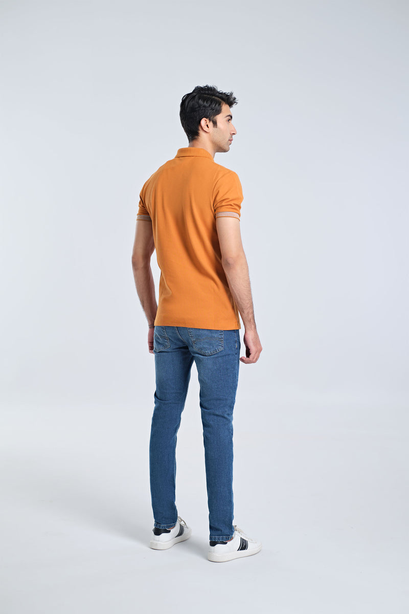 Men Johnny Collar Polo Tee - Engine - Buy Now