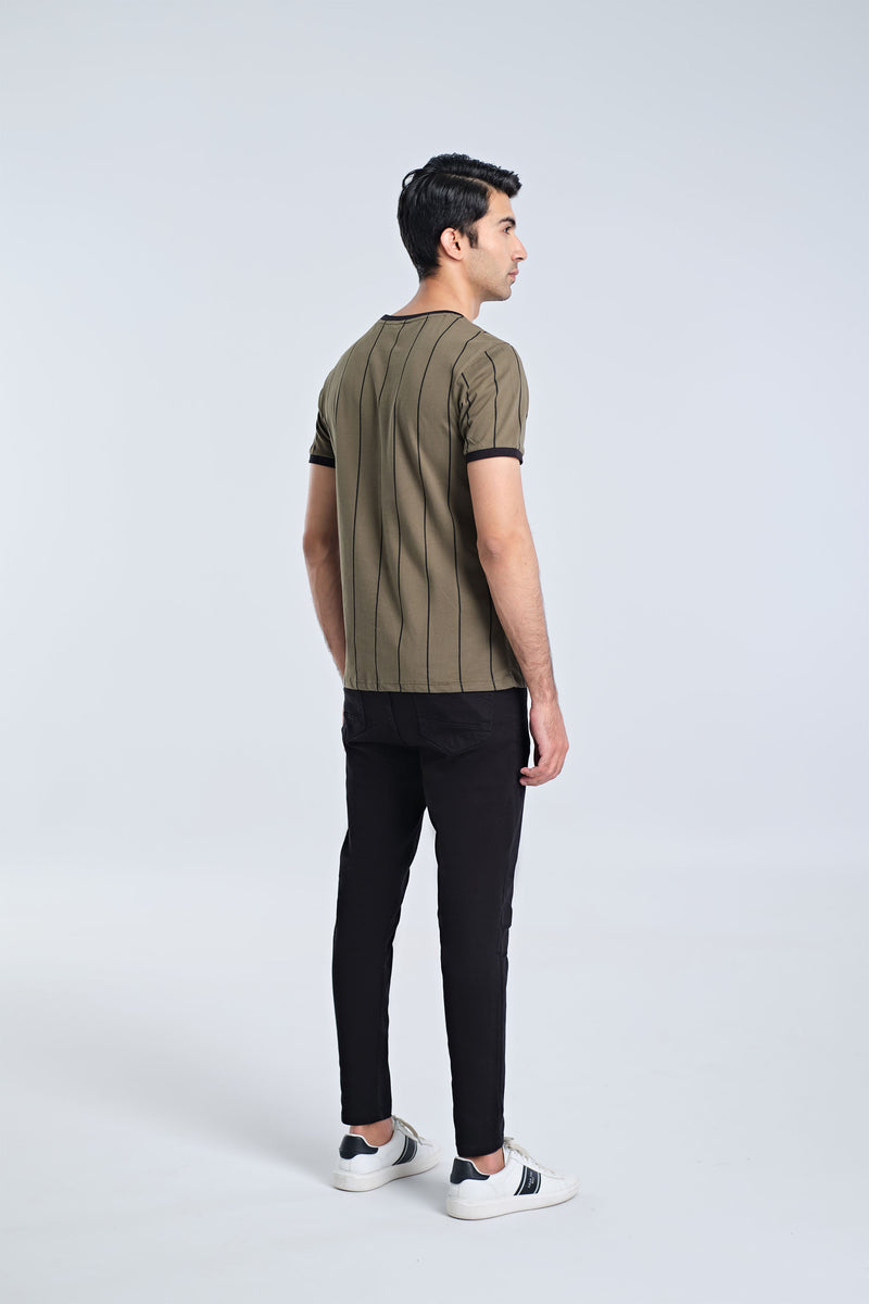 Men Striper T Shirt - Engine - Buy Now