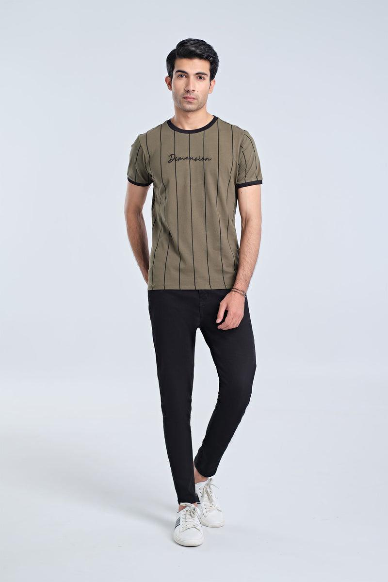 Men Striper T Shirt - Engine - Buy Now