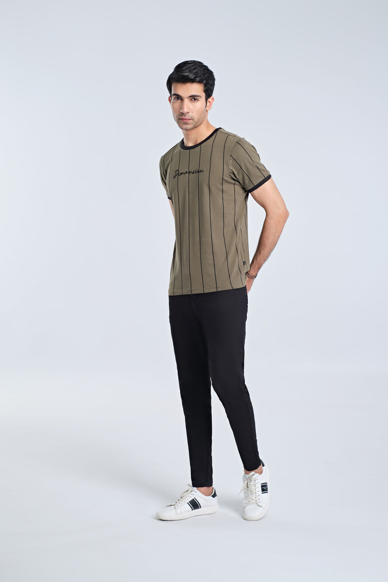 Men Striper T Shirt - Engine - Buy Now