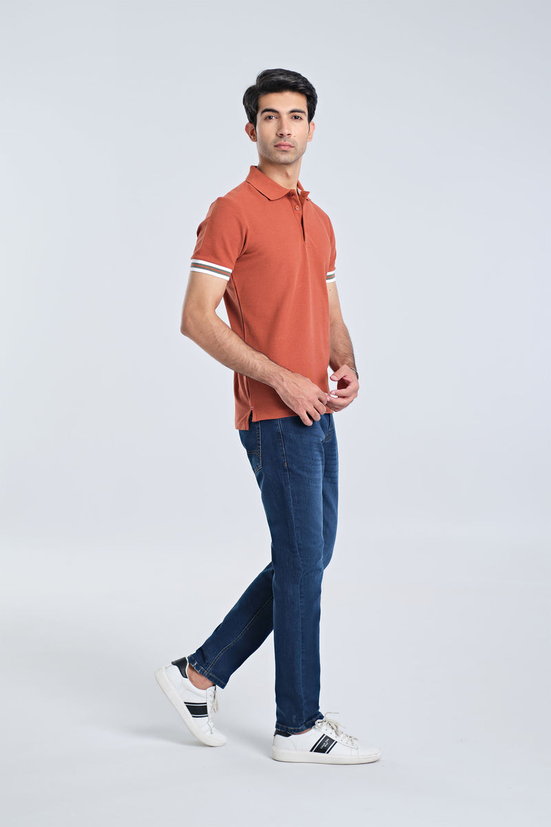Men S/S Solid Polo Tee - Engine - Buy Now