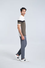 Men S/S Panel Polo Tee - Engine - Buy Now