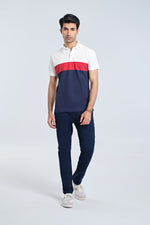 Men S/S Panel Polo Tee - Engine - Buy Now