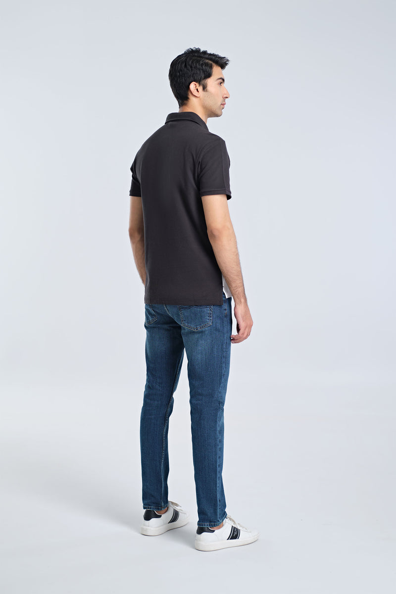 Men S/S Panel Polo Tee - Engine - Buy Now