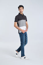 Men S/S Panel Polo Tee - Engine - Buy Now