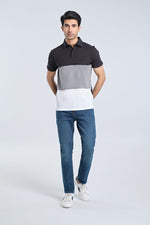 Men S/S Panel Polo Tee - Engine - Buy Now