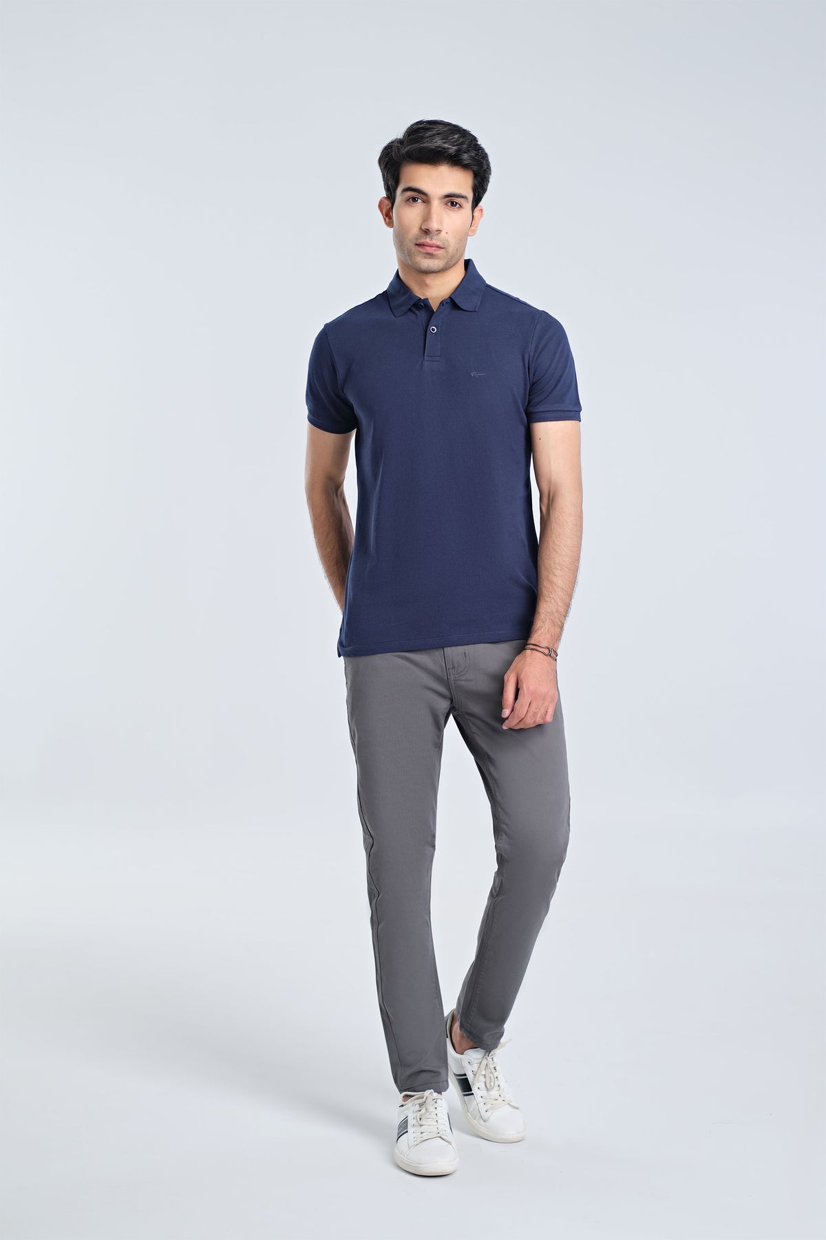 Men Solid Polo Tee - Engine - Buy Now