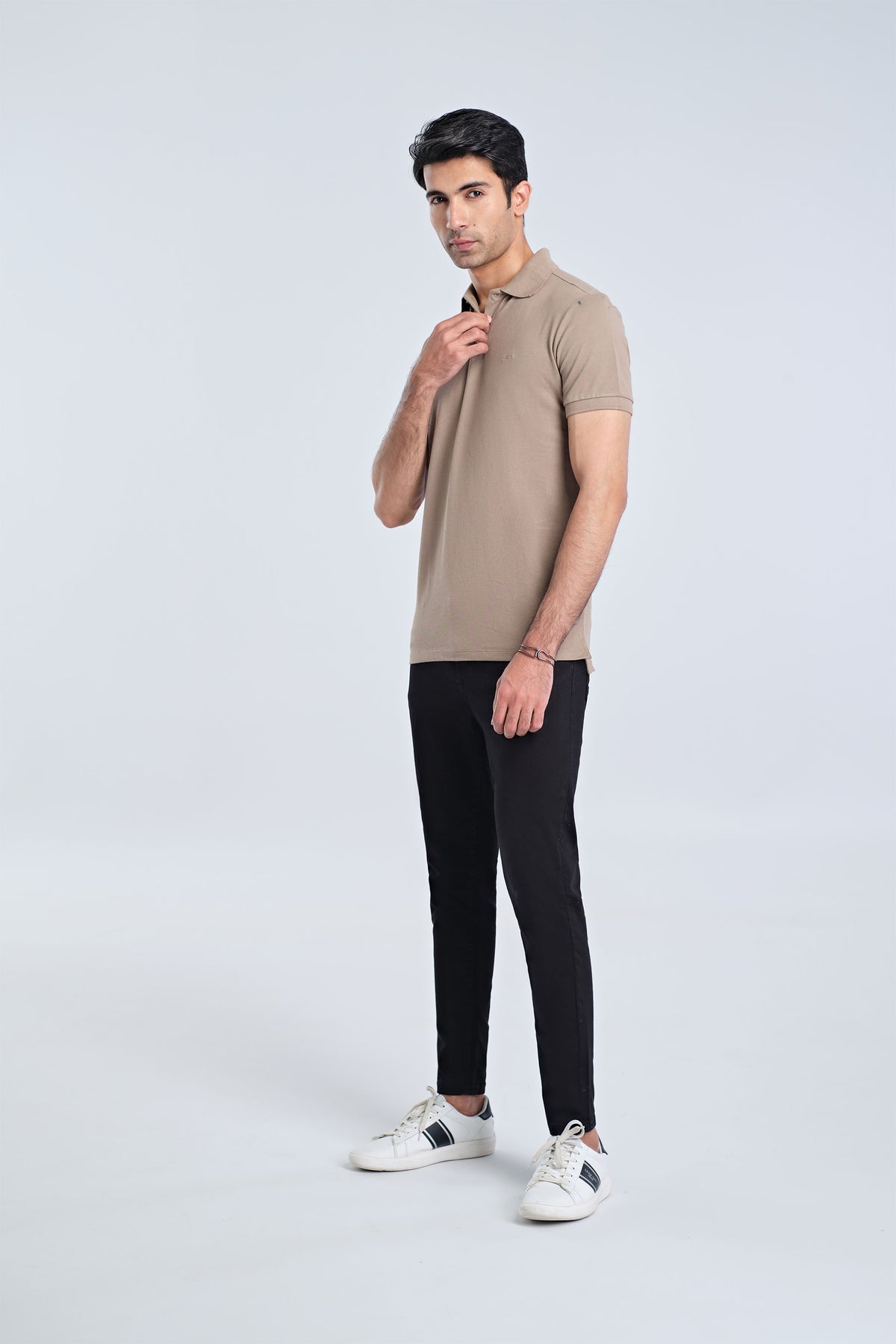 Men Solid Polo Tee - Engine - Buy Now