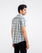 Men S/S Slim Fit Check Casual Shirt For MEN - ENGINE