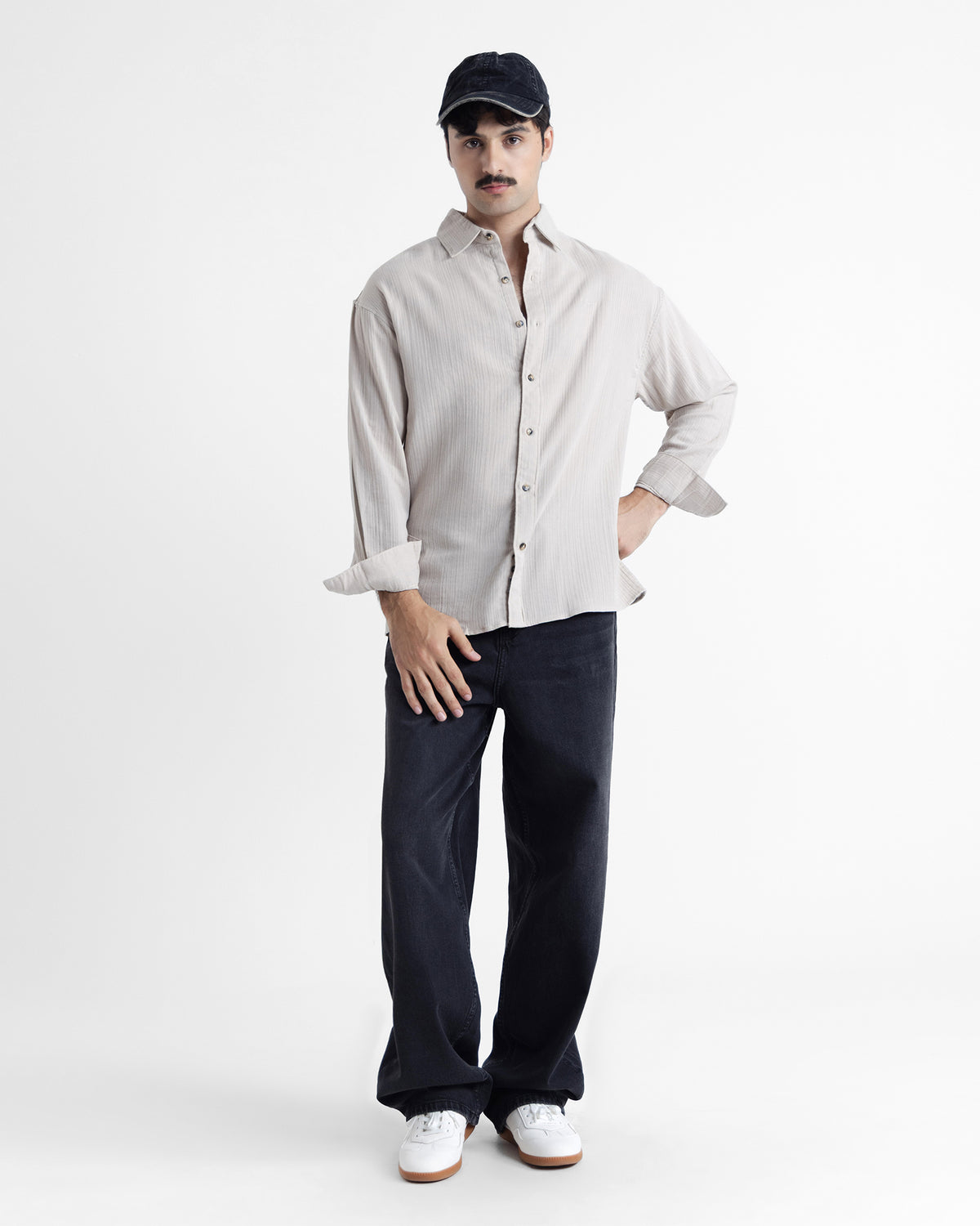 Men Loose Fit Casual Shirt - Engine - Buy Now