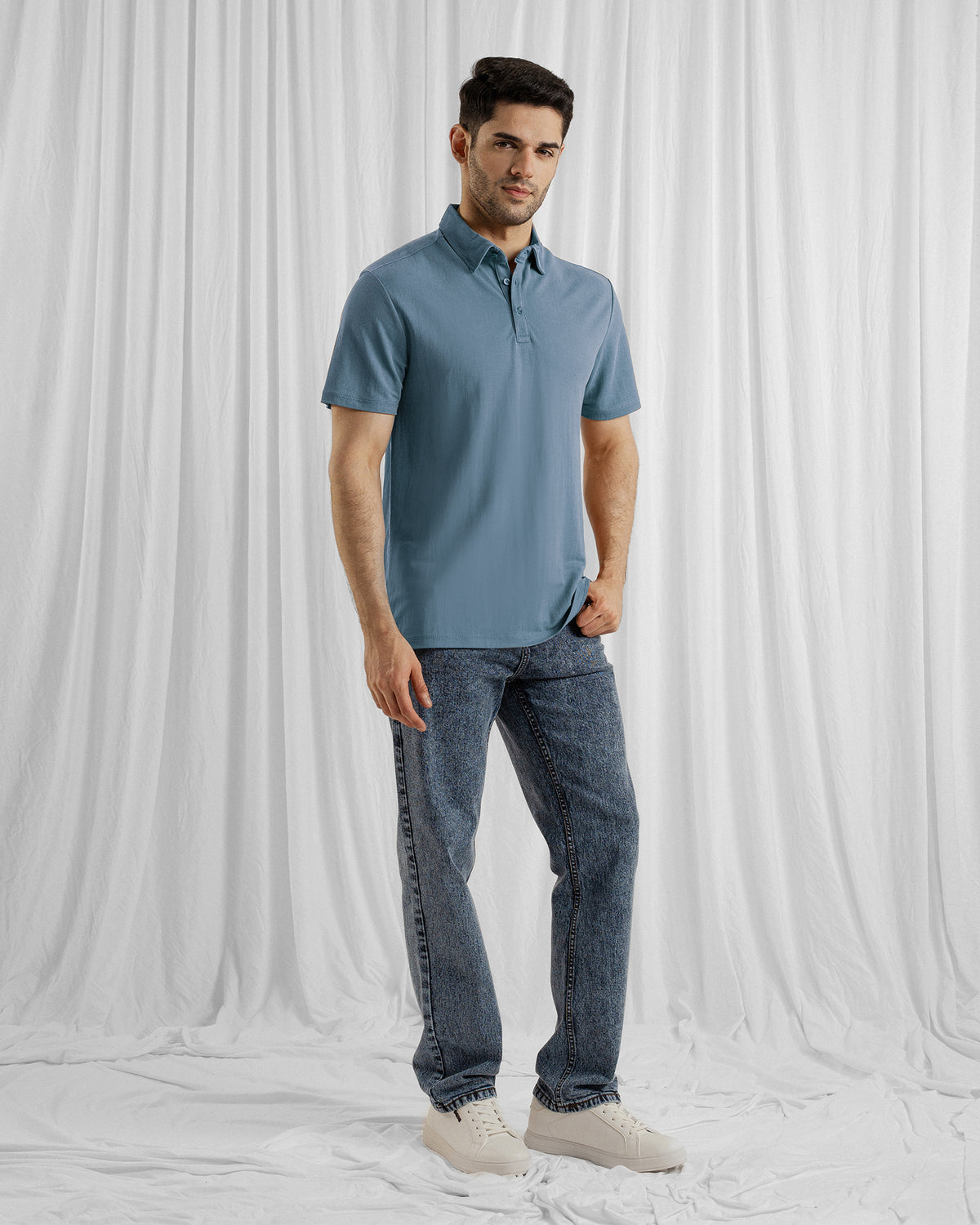 Men Polo Tee - Engine - Buy Now