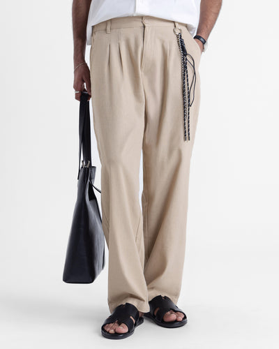 Men Basic Straight Trouser