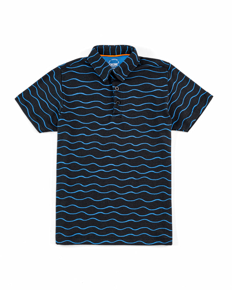 Boys Printed Polo Tee - Engine - Buy Now