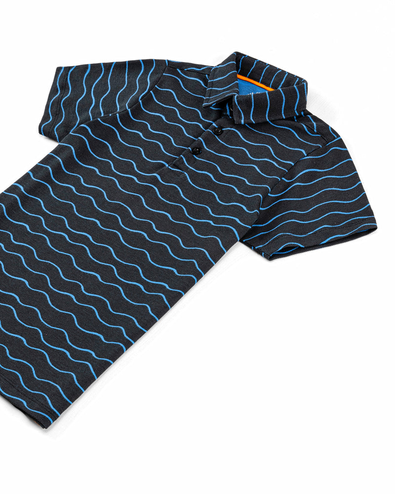 Boys Printed Polo Tee - Engine - Buy Now